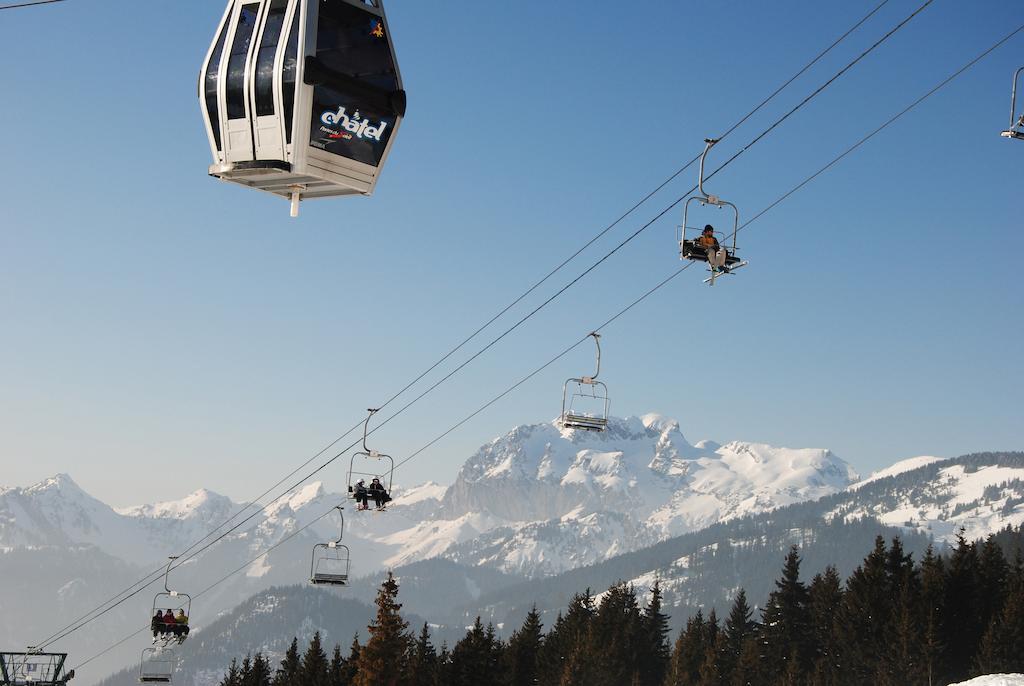 Hotel Les Combelles Chatel Luaran gambar